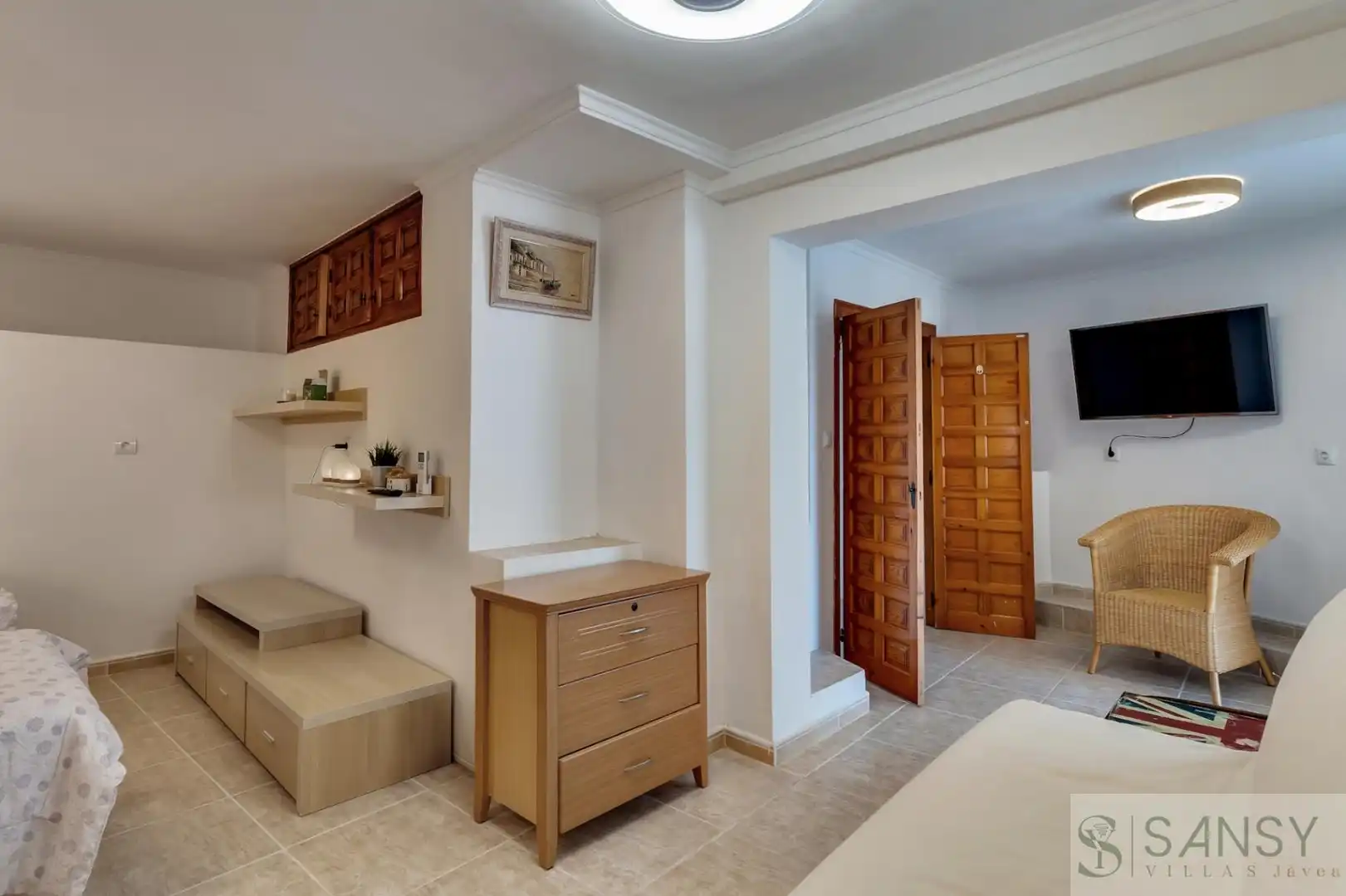 Bedroom of Houses for sale in Jávea / Xàbia  with Air Conditioner, Terrace and Storage room