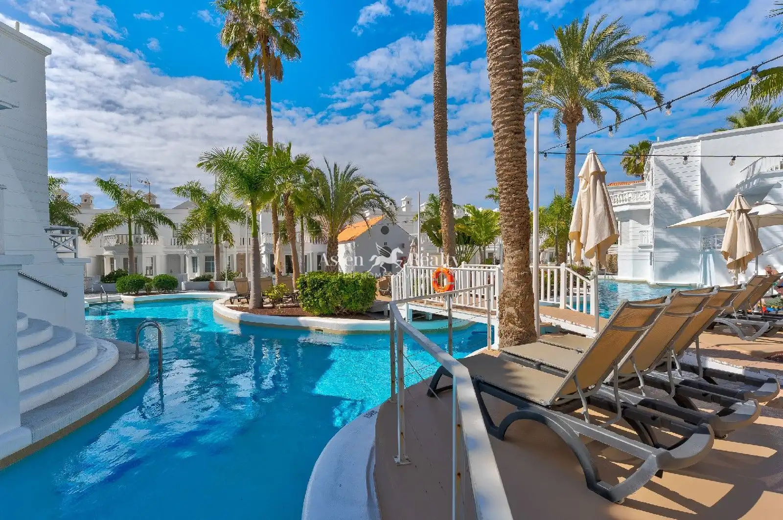 Swimming pool of Detached homes for sale in Adeje  with Air Conditioner, Terrace and Swimming Pool