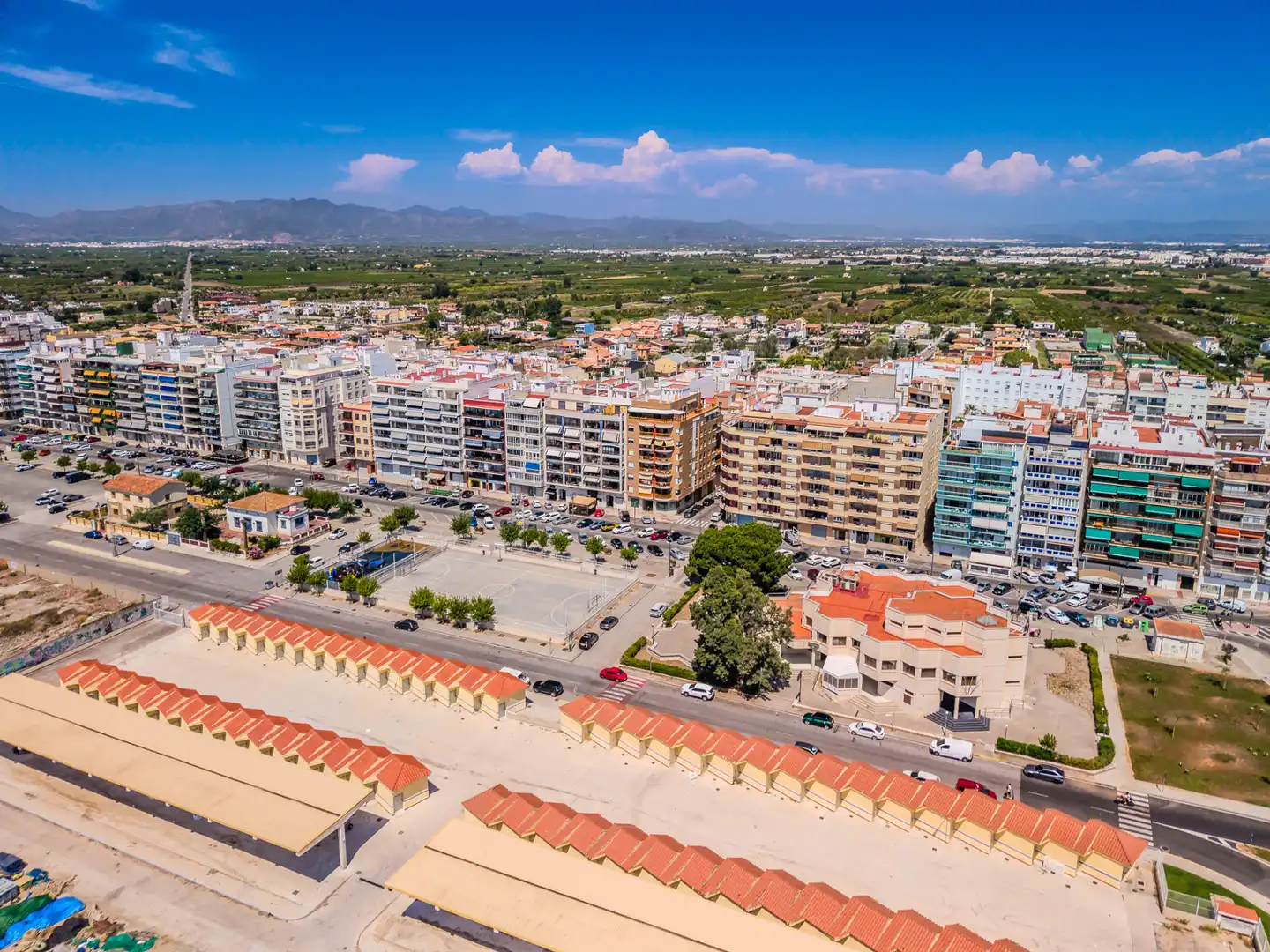 Exterior view of Flat for sale in Burriana / Borriana  with Air Conditioner, Heating and Terrace