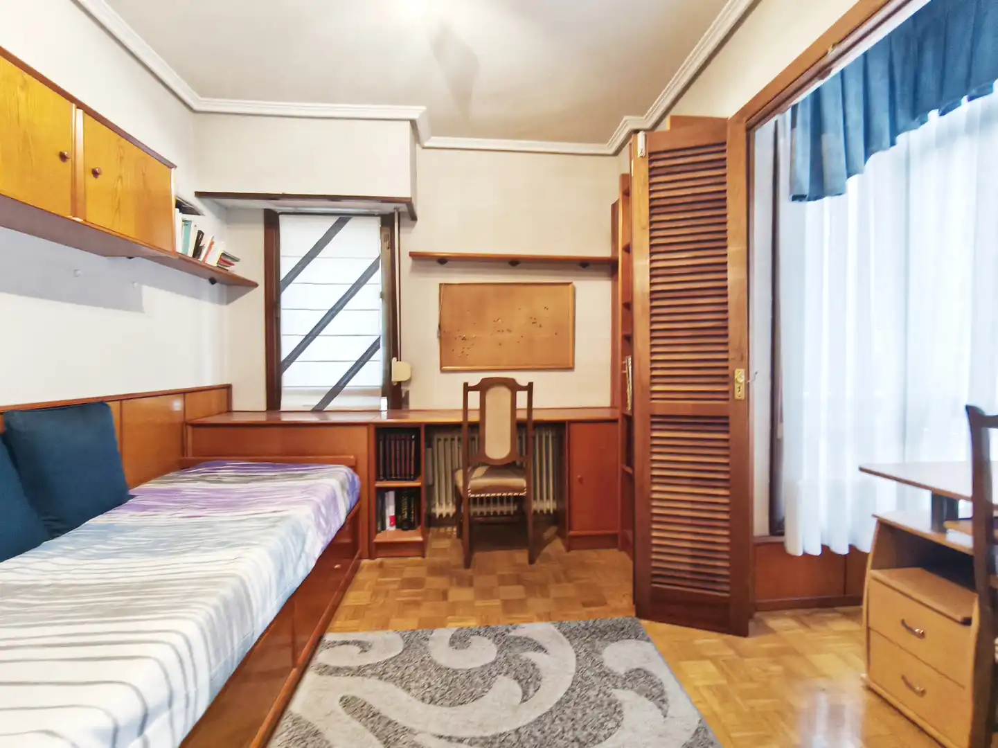 Bedroom of Flat for sale in  Logroño  with Heating, Parquet flooring and Terrace