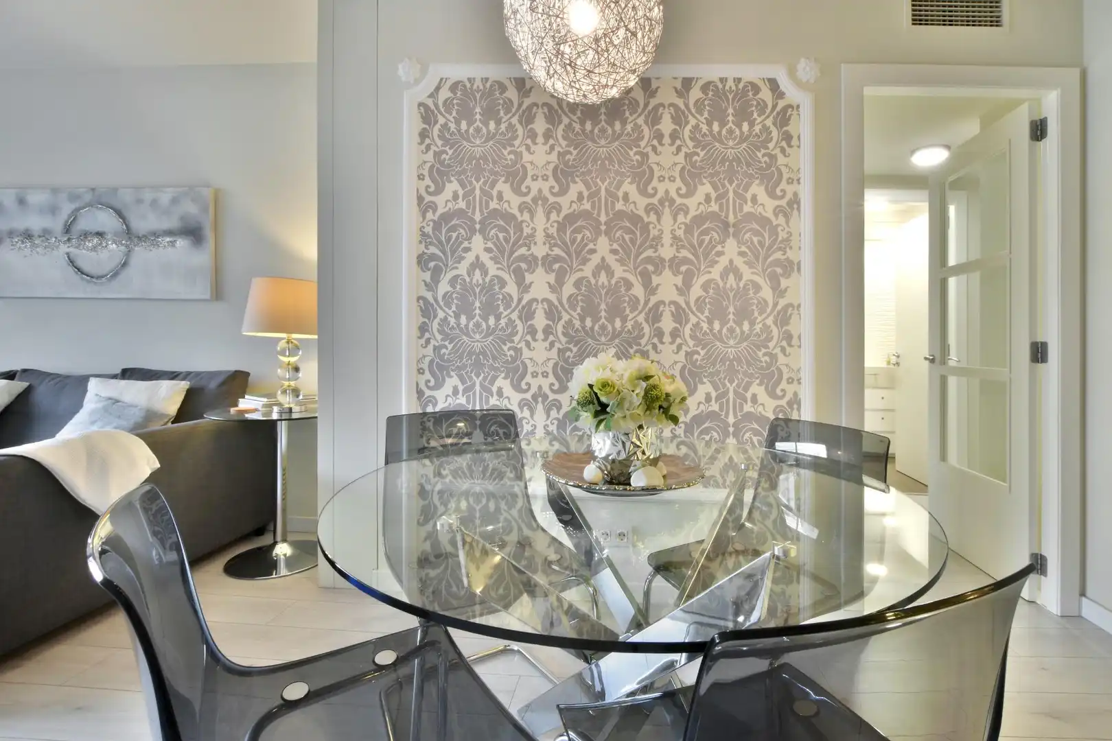 Comedor de Piso en venta en Barcelona con Parquet, Terraza y Balcón