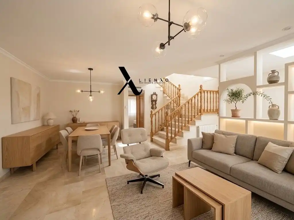 Sala d'estar de Dúplex en venda en Lorca amb Aire condicionat, Jardí privat i Terrassa
