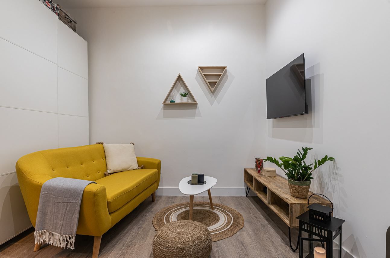 Living room of Flat to rent in Bilbao   with Air Conditioner, Furnished and Pets allowed
