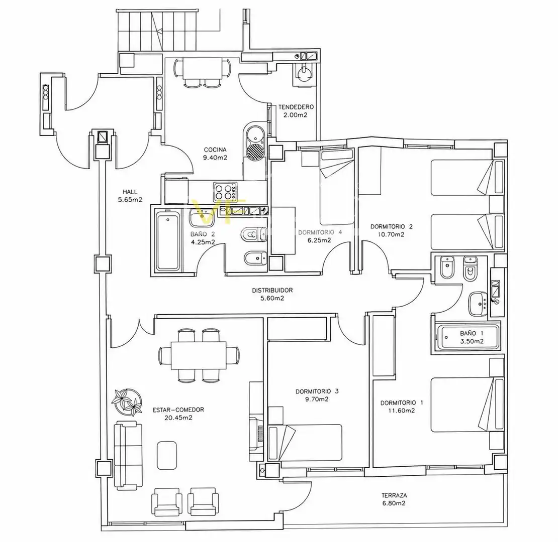 Piso en venta en Málaga con Aire acondicionado, Jardín privado y Terraza