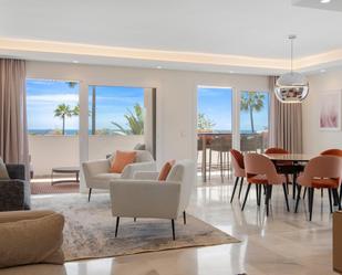 Living room of Apartment to rent in Marbella  with Air Conditioner, Terrace and Balcony