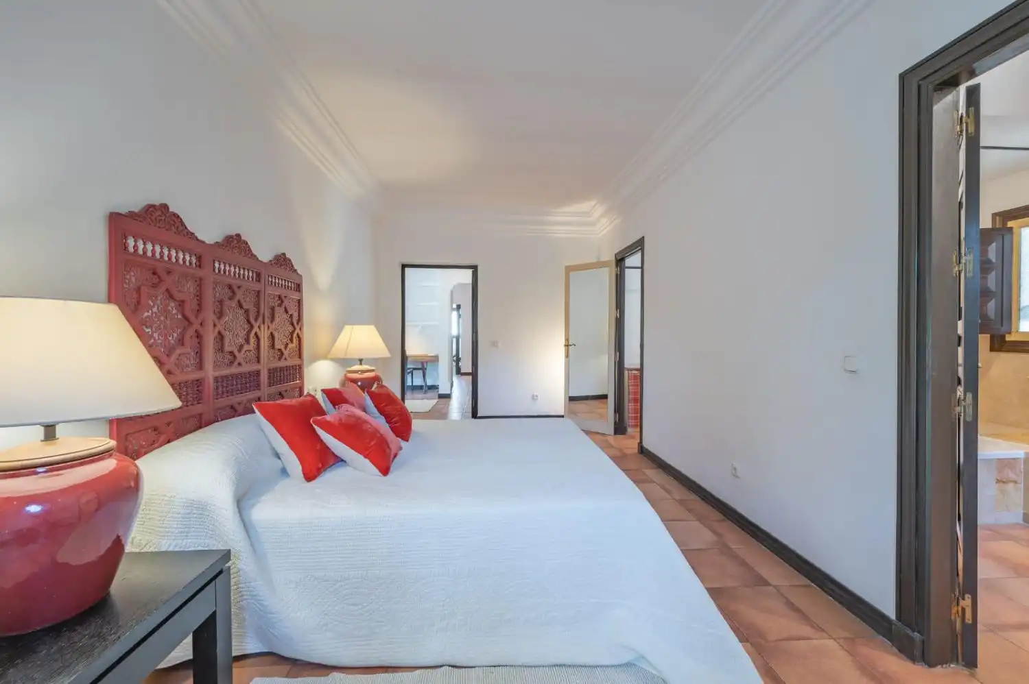 Dormitori de Casa o xalet de lloguer en Marbella amb Aire condicionat