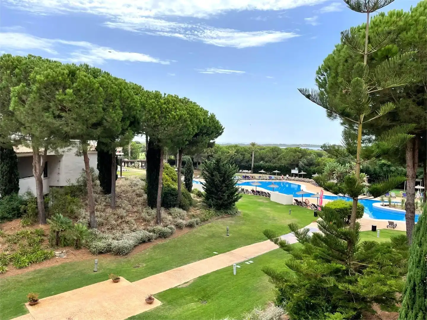 Garten von Wohnungen zum Verkauf in Cartaya mit Klimaanlage, Heizung und Terrasse