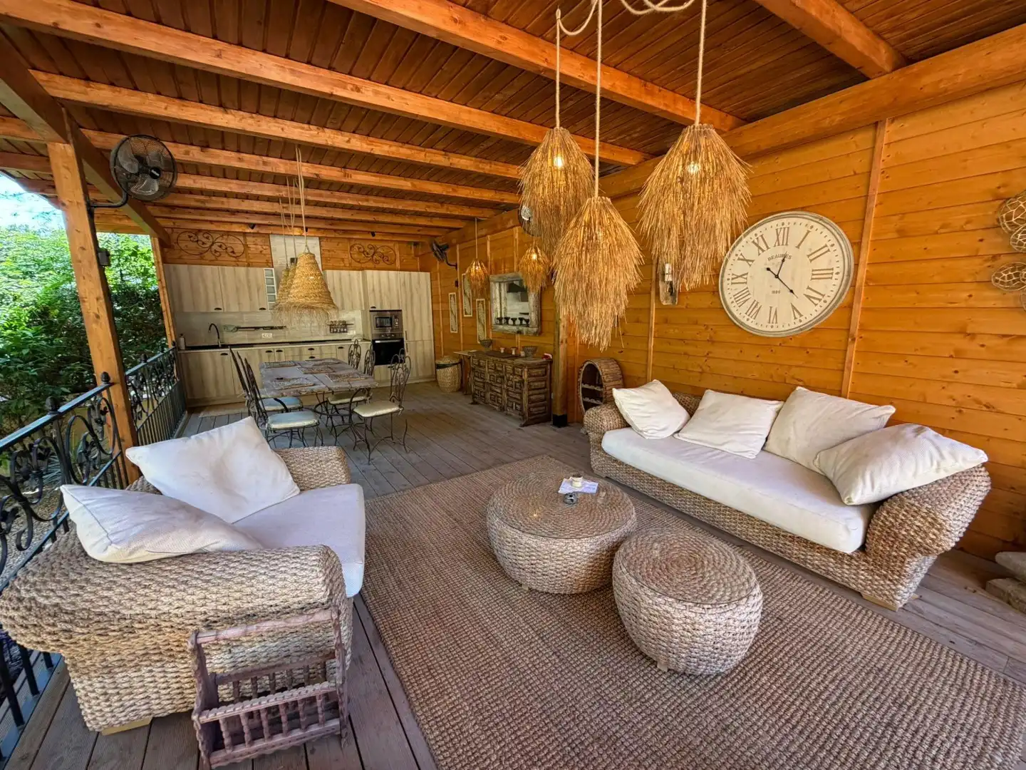 Terraza de Casa o chalet de alquiler en L'Alfàs del Pi con Aire acondicionado, Jardín privado y Piscina