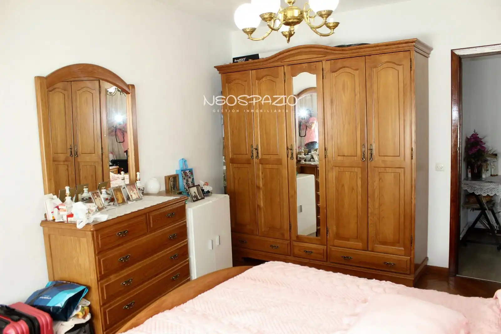 Bedroom of Flat for sale in Lugo  with Heating, Terrace and Storage room