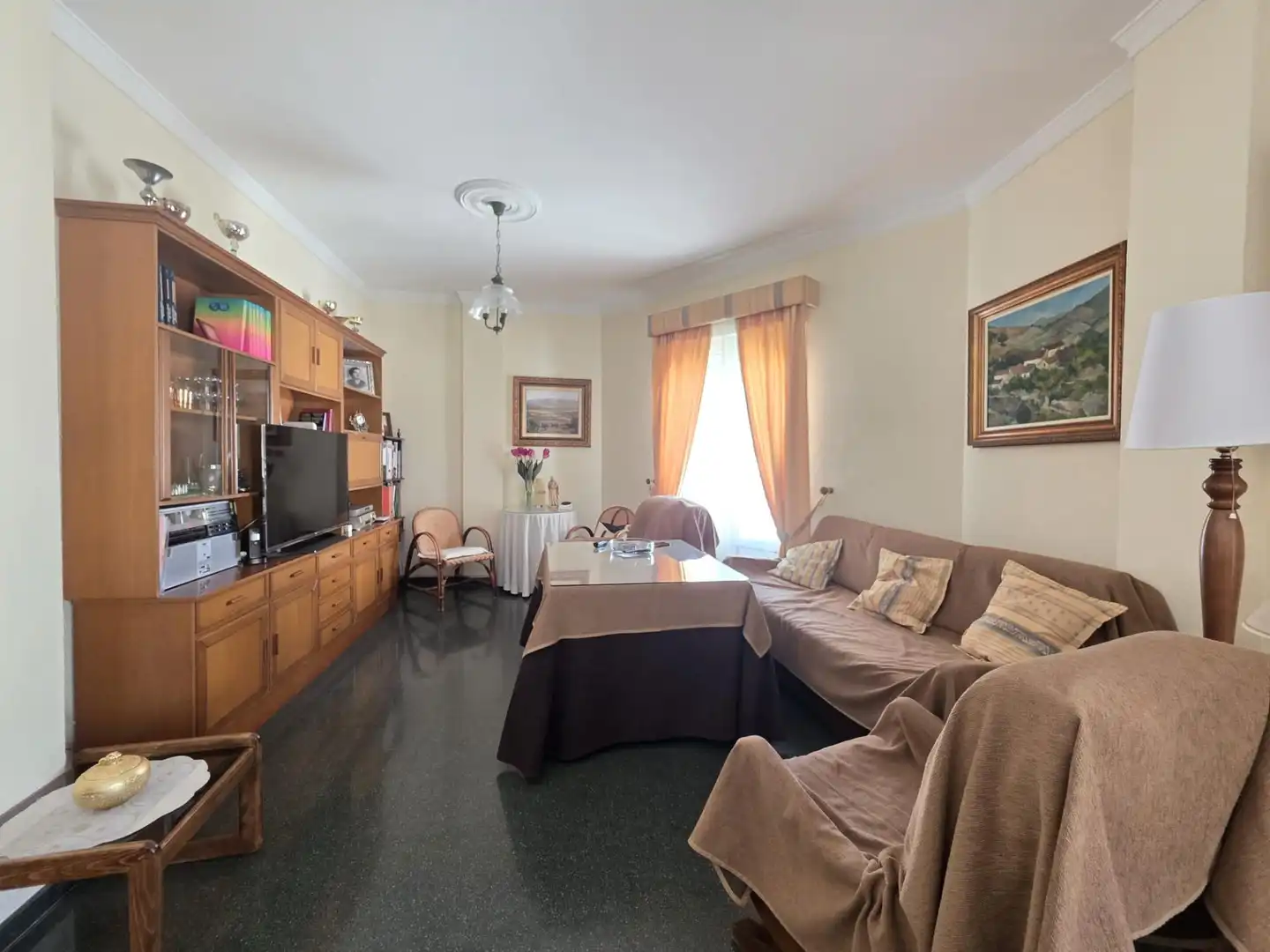 Sala d'estar de Casa o xalet en venda en Dalías amb Parquet i Balcó