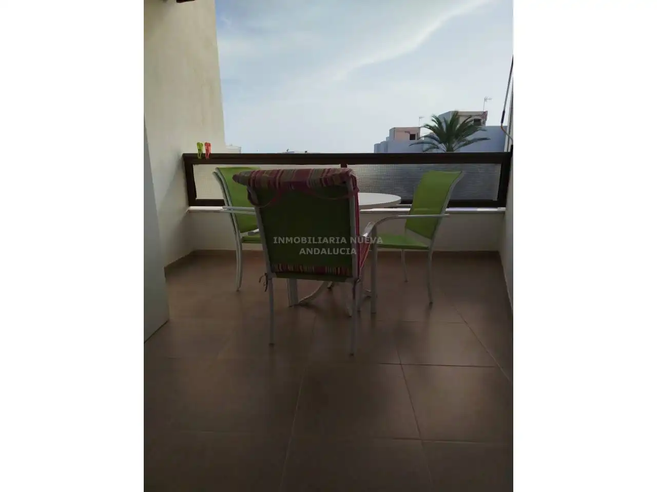 Terrasse von Wohnung zur Miete in Almería mit Klimaanlage, Terrasse und Möbliert