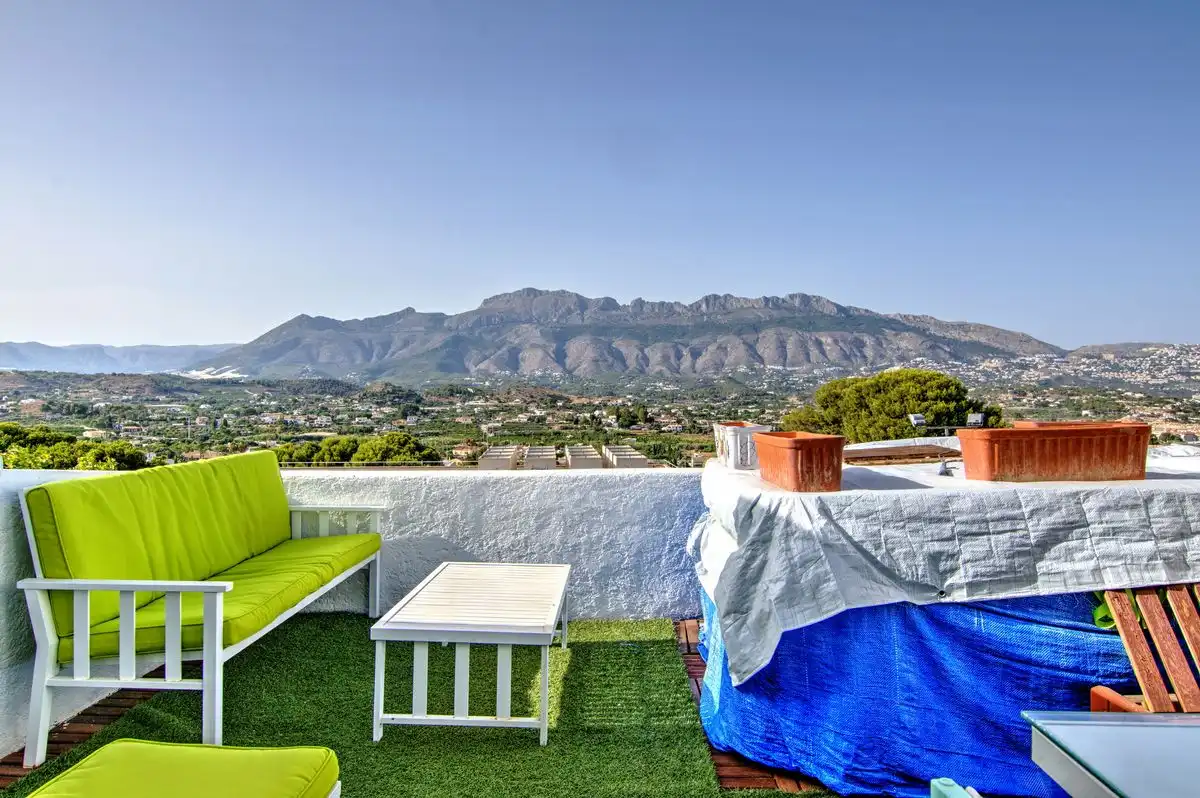 Terraza de Dúplex en venta en Altea con Aire acondicionado, Calefacción y Jardín privado