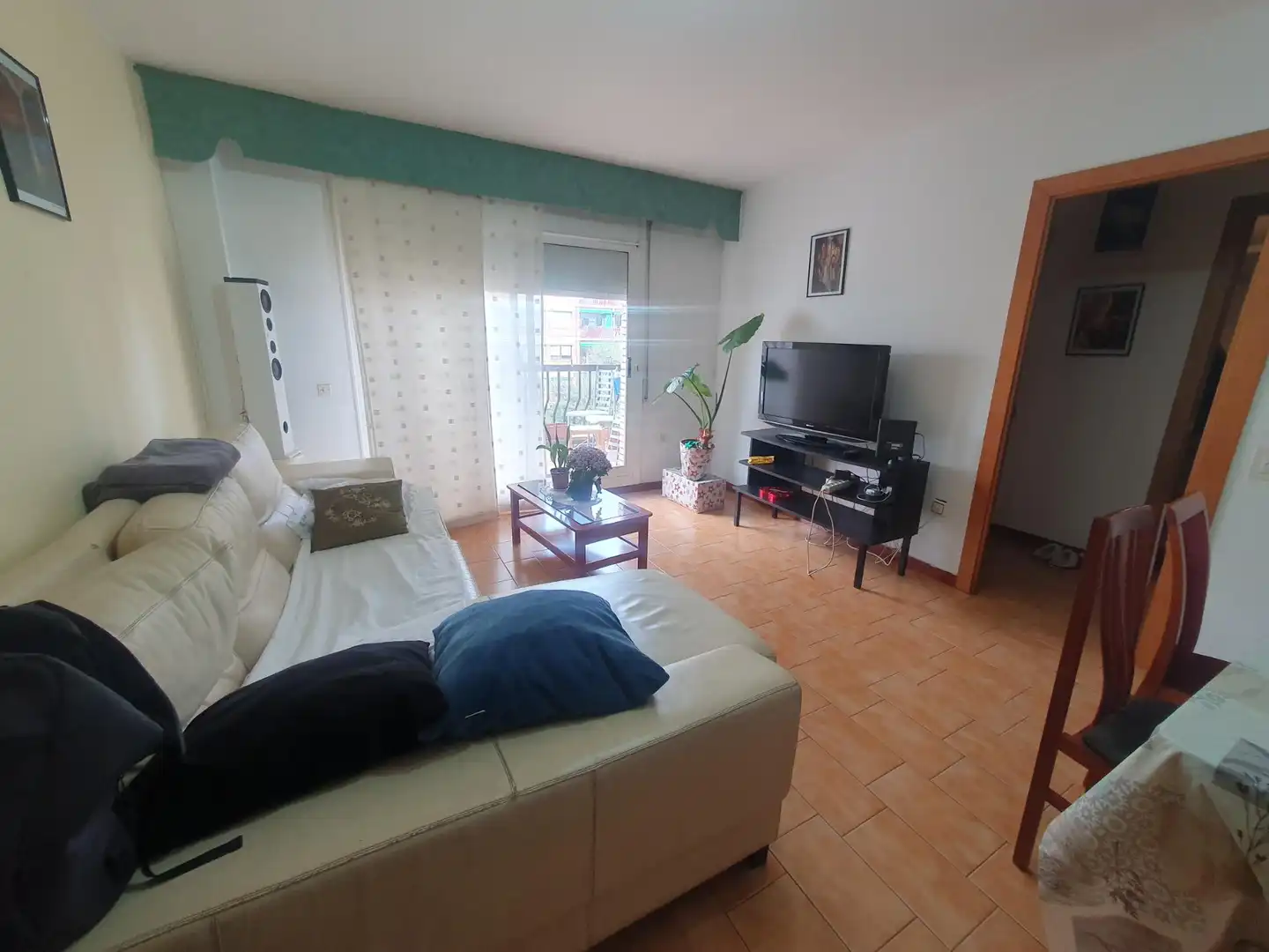 Sala de estar de Piso de alquiler en Mollet del Vallès con Amueblado y Balcón