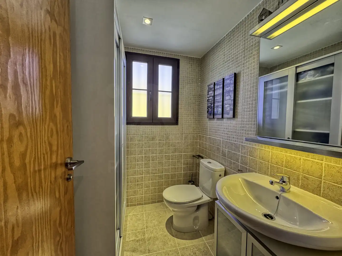 Badezimmer von Maisonette zum Verkauf in Alcalá de la Selva mit Heizung und Terrasse