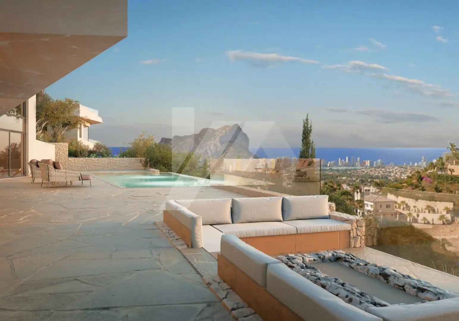 Chalet con terraza en venta en La Fustera