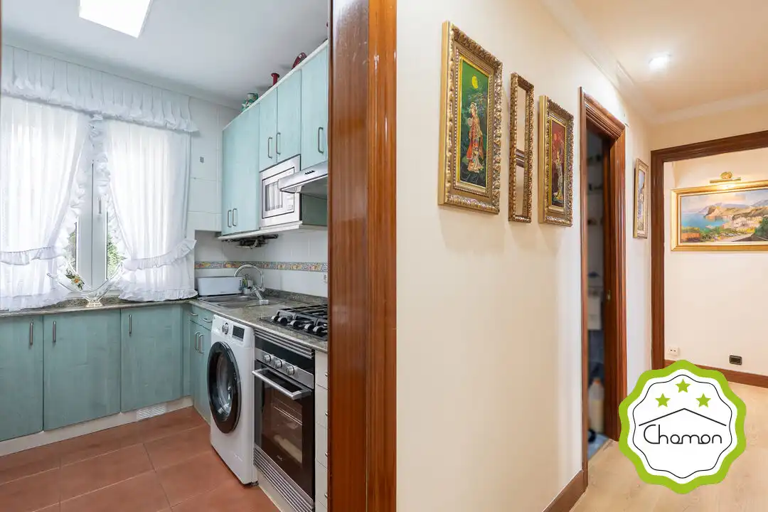 Küche von Wohnung zum Verkauf in Bilbao  mit Heizung und Privatgarten