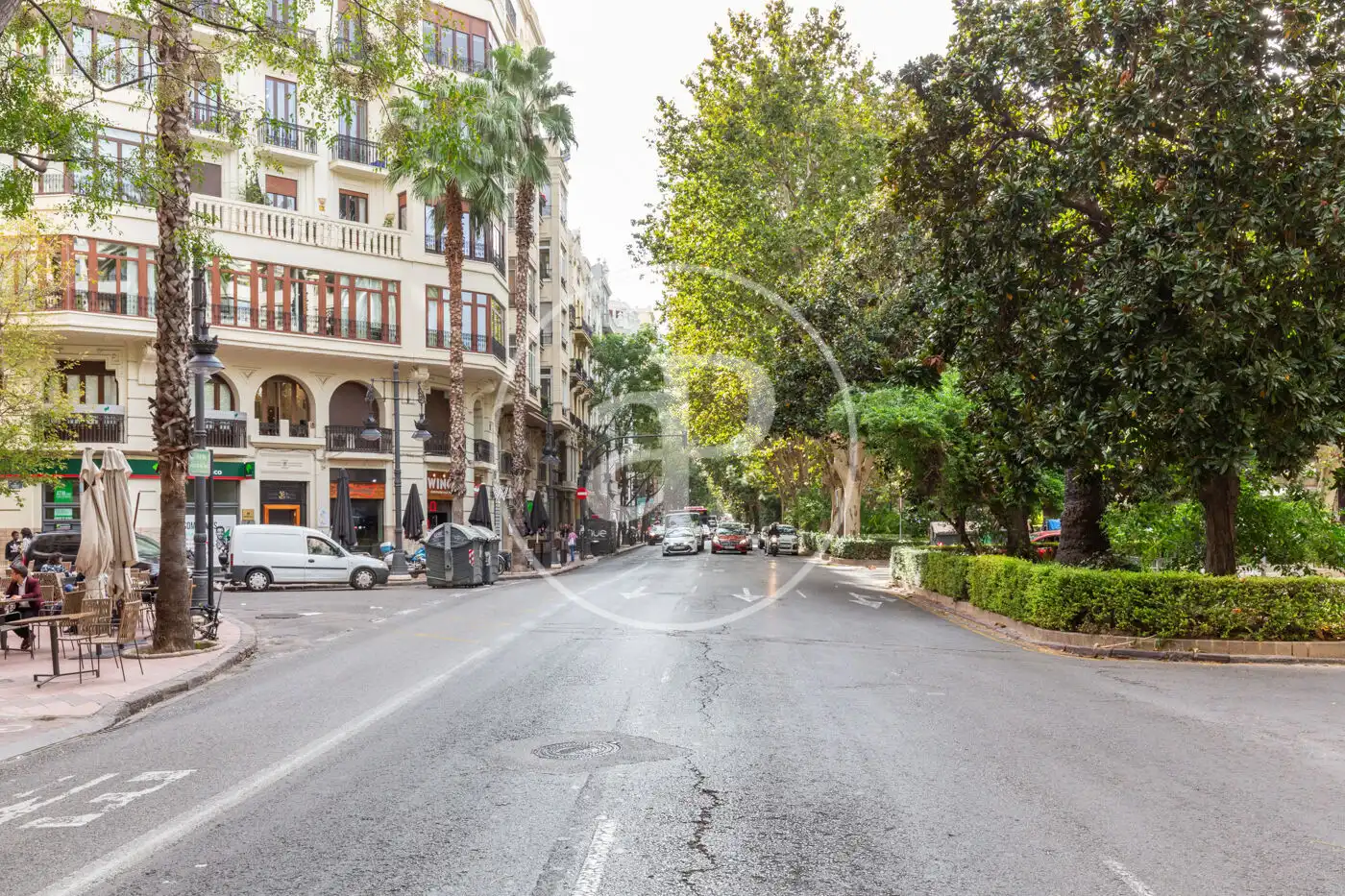 Außenansicht von Wohnung zur Miete in Valencia mit Klimaanlage und Heizung