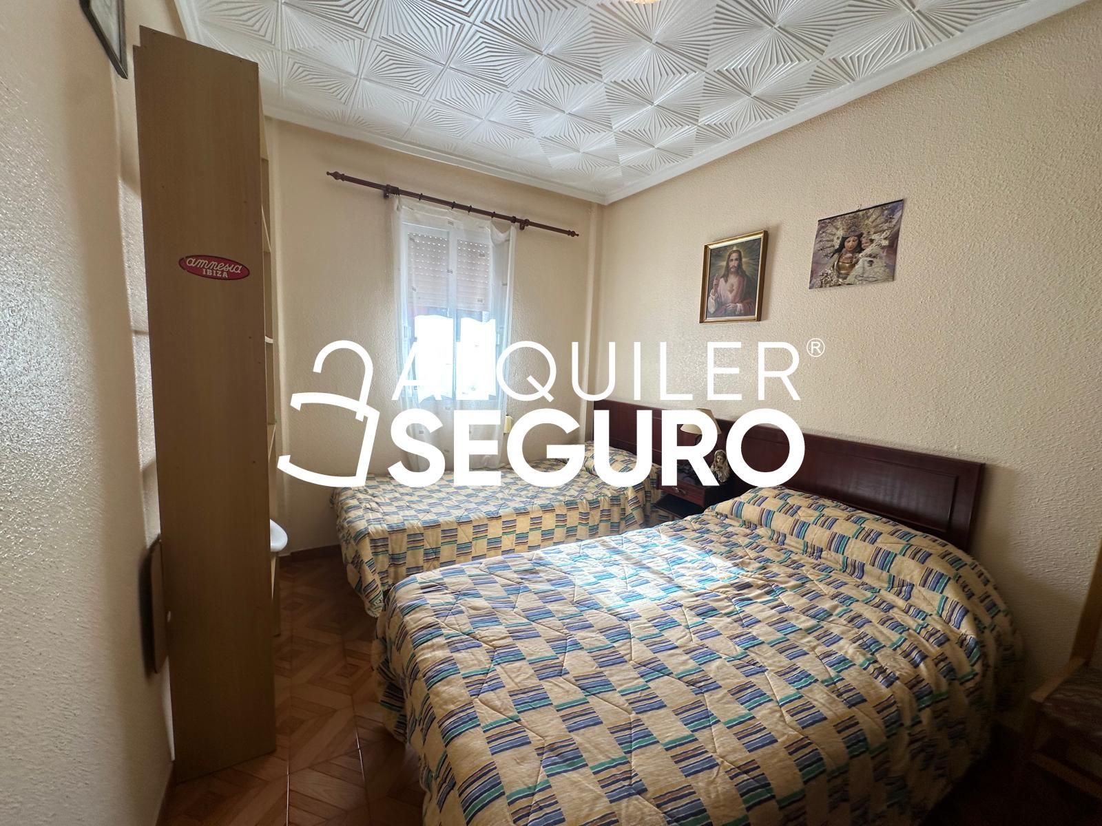Bedroom of Flat to rent in Xirivella  with Air Conditioner, Terrace and Furnished