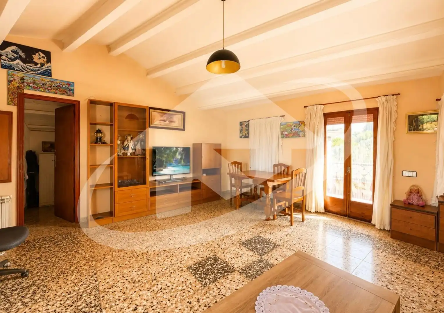 Sala de estar de Casa o chalet en venta en Sentmenat con Aire acondicionado, Calefacción y Jardín privado