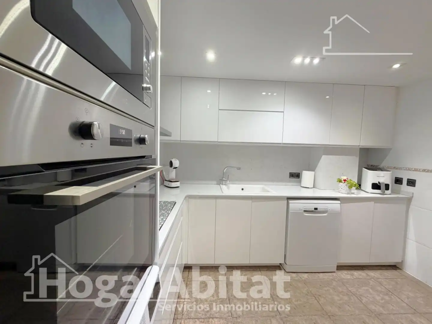 Kitchen of Flat for sale in Alboraya  with Air Conditioner, Heating and Terrace