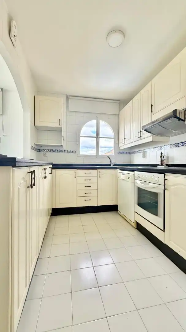 Kitchen of Flat for sale in Estepona  with Terrace, Furnished and Oven