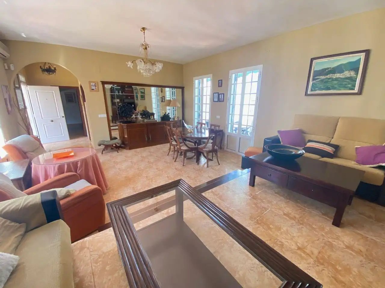 Comedor de Casa o chalet en venta en Aljaraque con Aire acondicionado, Jardín privado y Trastero