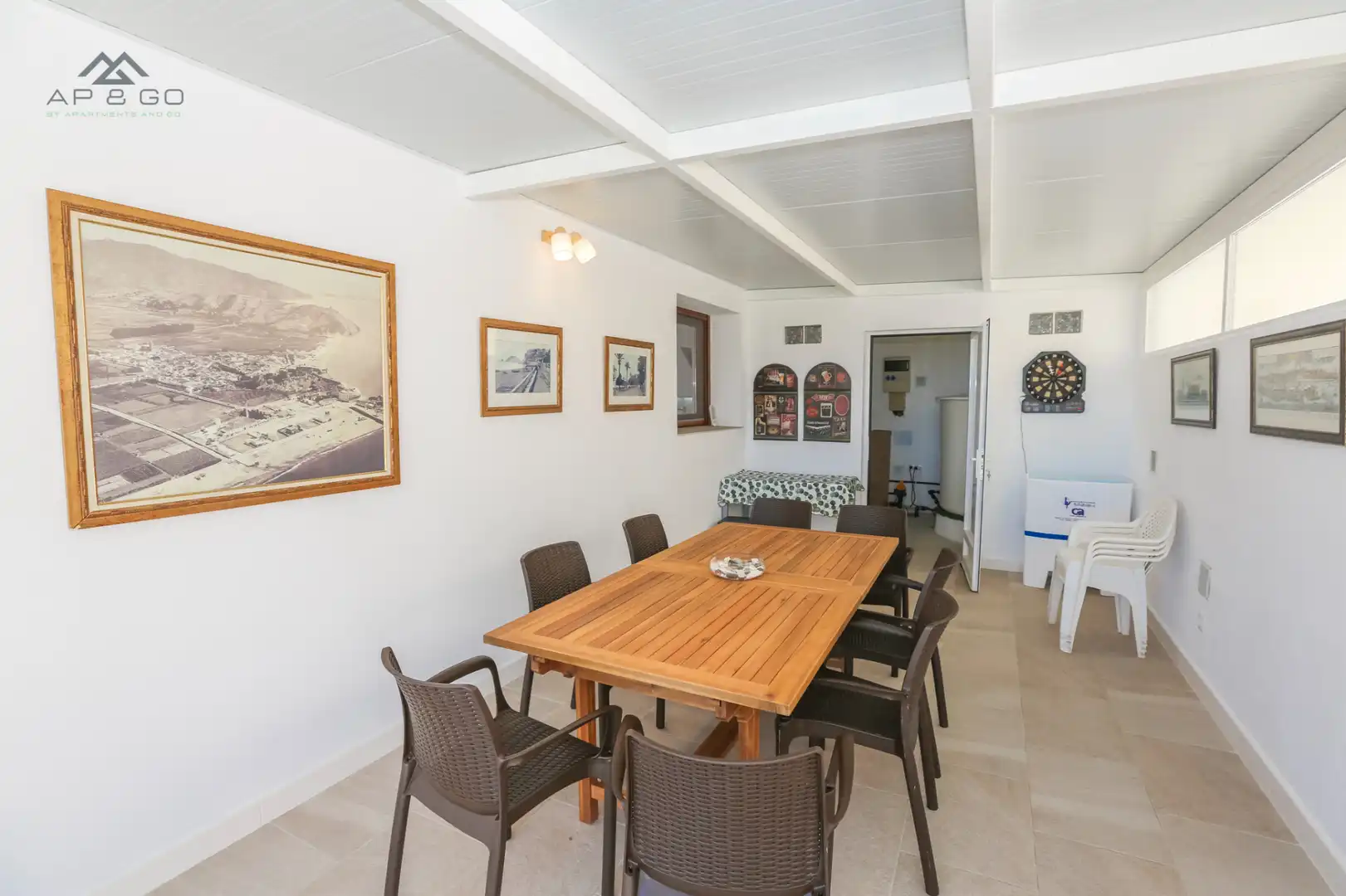 Menjador de Casa o xalet de lloguer en Almuñécar amb Aire condicionat, Jardí privat i Terrassa
