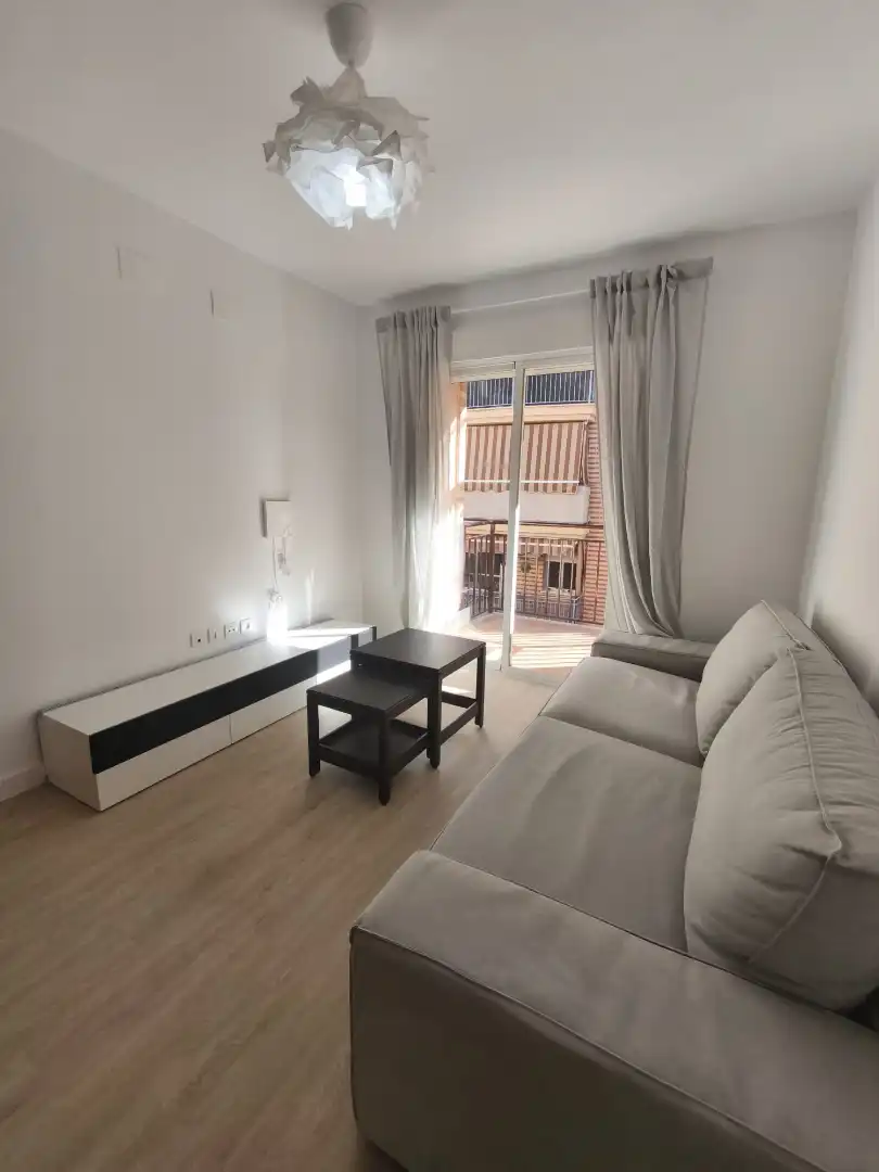 Wohnzimmer von Wohnung zur Miete in Santa Fe mit Parkett, Terrasse und Möbliert