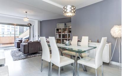 Dining room of Flat for sale in  Madrid Capital  with Air Conditioner, Heating and Private garden