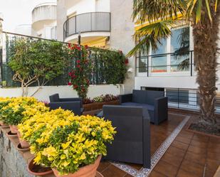 Terrassa de Casa o xalet en venda en Sanxenxo amb Calefacció, Jardí privat i Terrassa