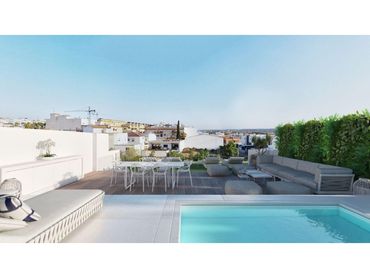 Attique avec piscine à vendre à Benijófar