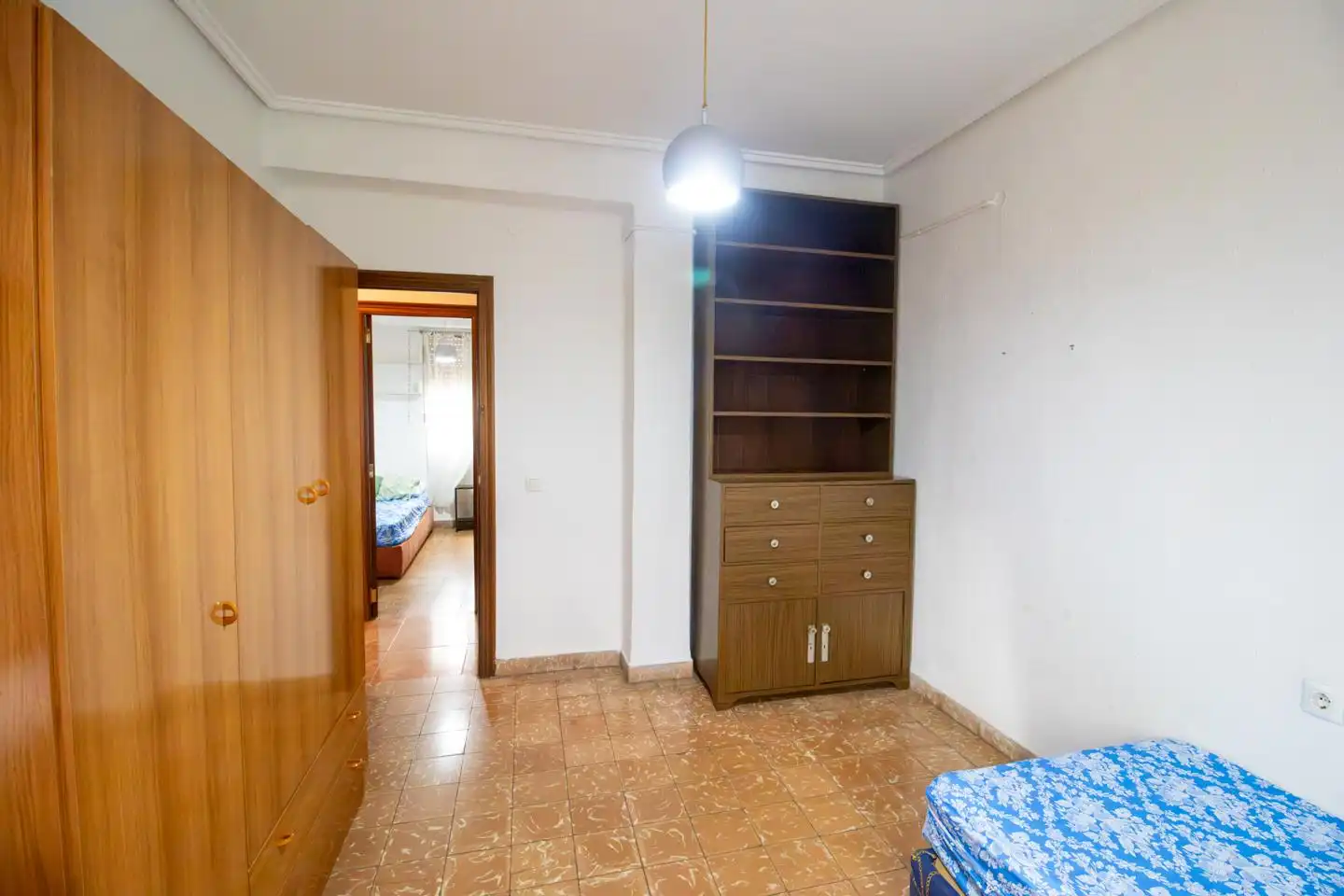 Schlafzimmer von Wohnung zur Miete in Valencia mit Möbliert