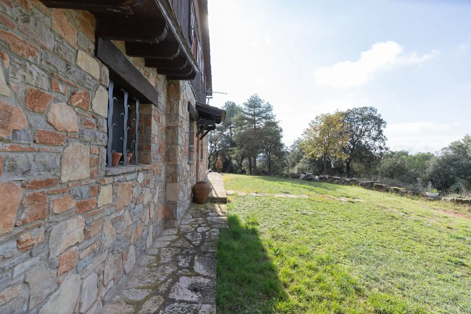 Vista exterior de Casa o xalet en venda en El Brull amb Calefacció, Terrassa i Traster