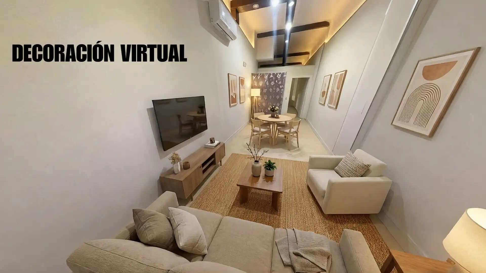 Living room of Flat for sale in Alicante / Alacant  with Air Conditioner and Heating