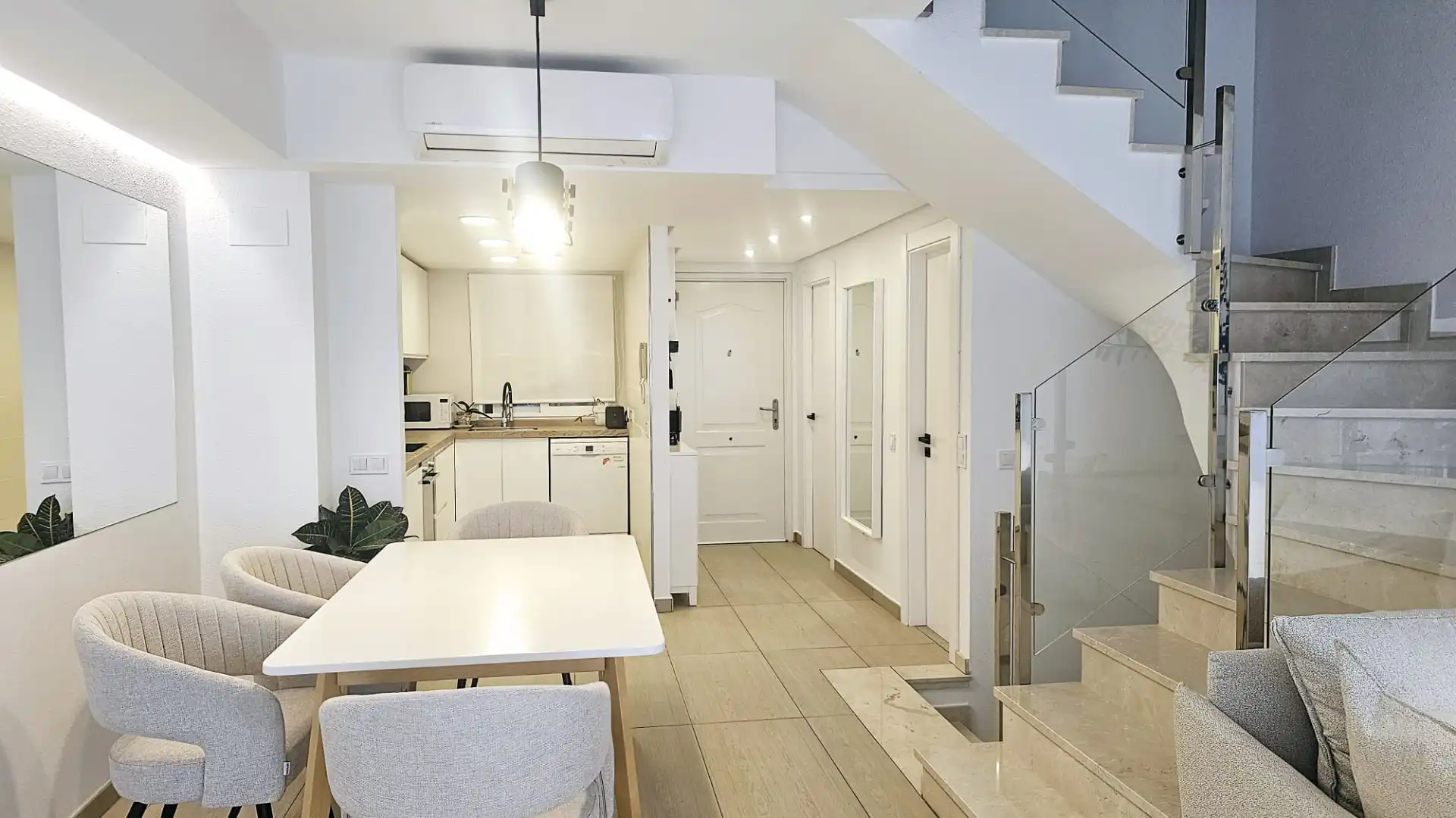 Cocina de Casa adosada en venta en Calpe / Calp con Aire acondicionado, Terraza y Amueblado