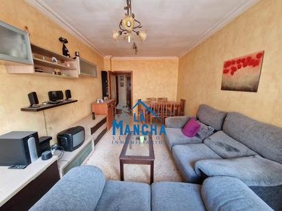 Living room of Flat for sale in  Albacete Capital  with Terrace and Balcony