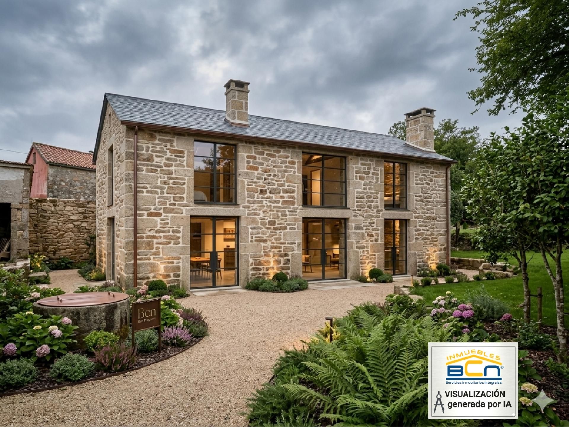 Vista exterior de Finca rústica en venda en Brión