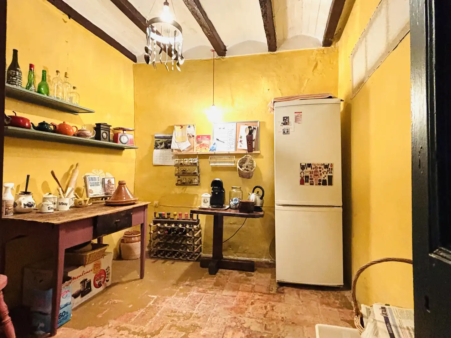 Cuina de Casa adosada en venda en Torrefeta i Florejacs amb Calefacció i Terrassa
