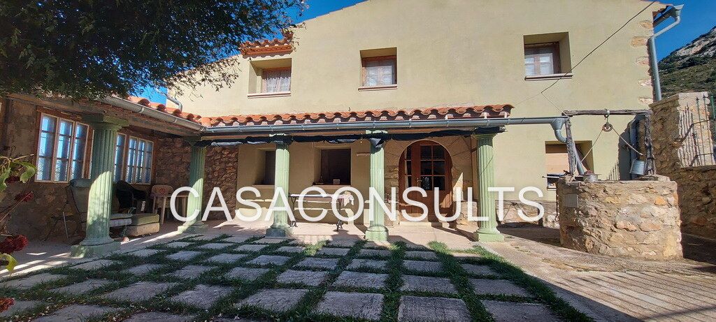 Exterior view of Country house for sale in La Torre d'En Besora  with Private garden, Terrace and Furnished