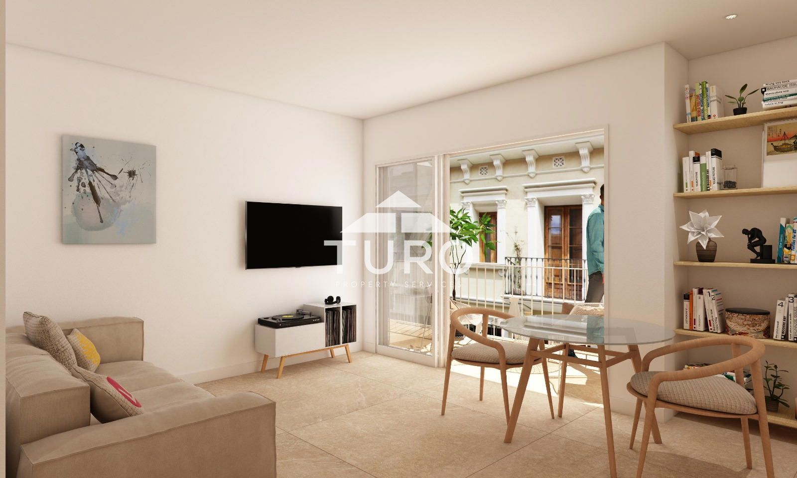 Sala d'estar de Pis en venda en Sitges amb Aire condicionat, Calefacció i Terrassa