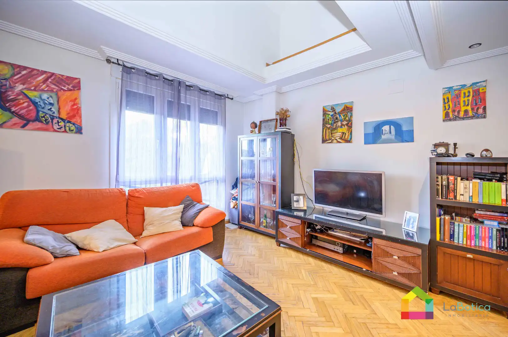 Living room of Flat for sale in Toledo  with Heating