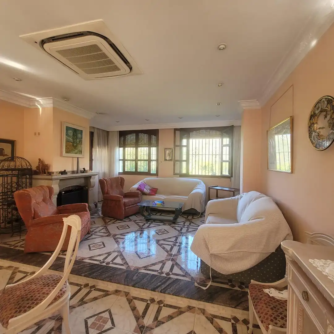 Sala de estar de Casa o chalet en venta en Agres con Jardín privado, Piscina y Amueblado