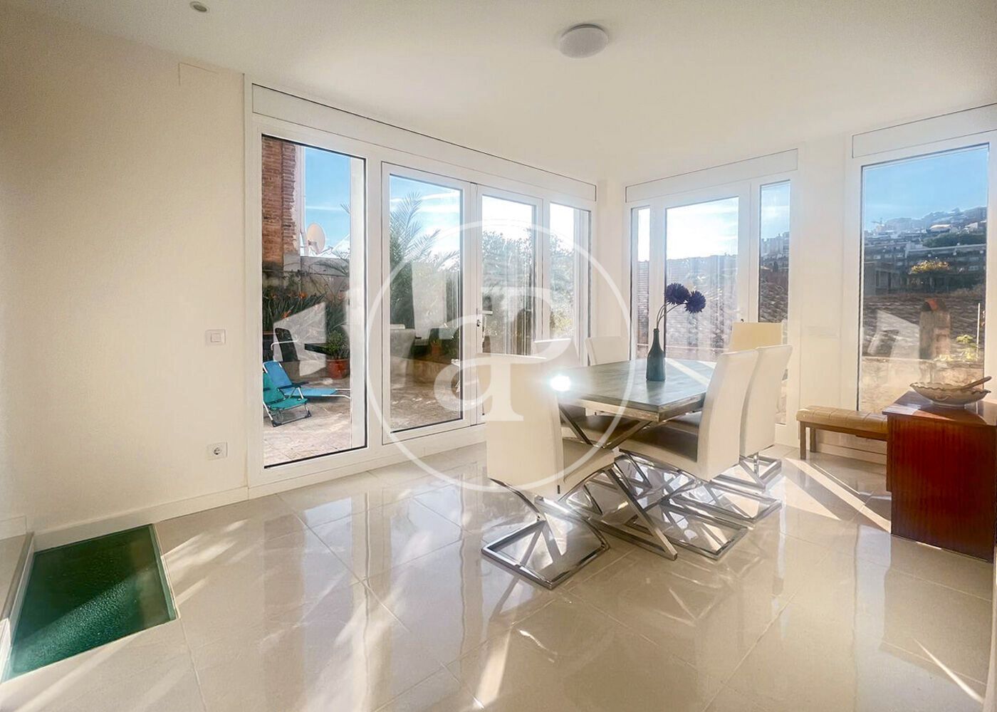Comedor de Casa o chalet de alquiler en  Barcelona Capital con Aire acondicionado, Calefacción y Terraza