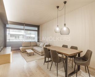 Living room of Apartment to rent in  Barcelona Capital  with Air Conditioner, Heating and Terrace