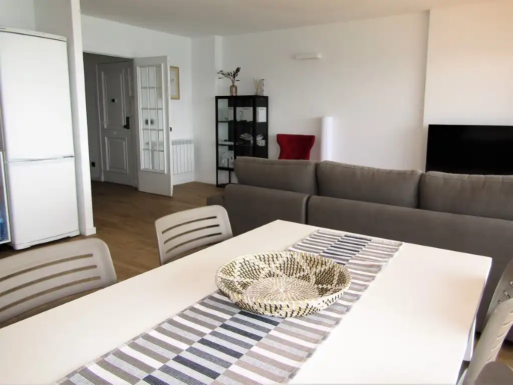 Sala d'estar de Apartament de lloguer en Calonge i Sant Antoni amb Moblat