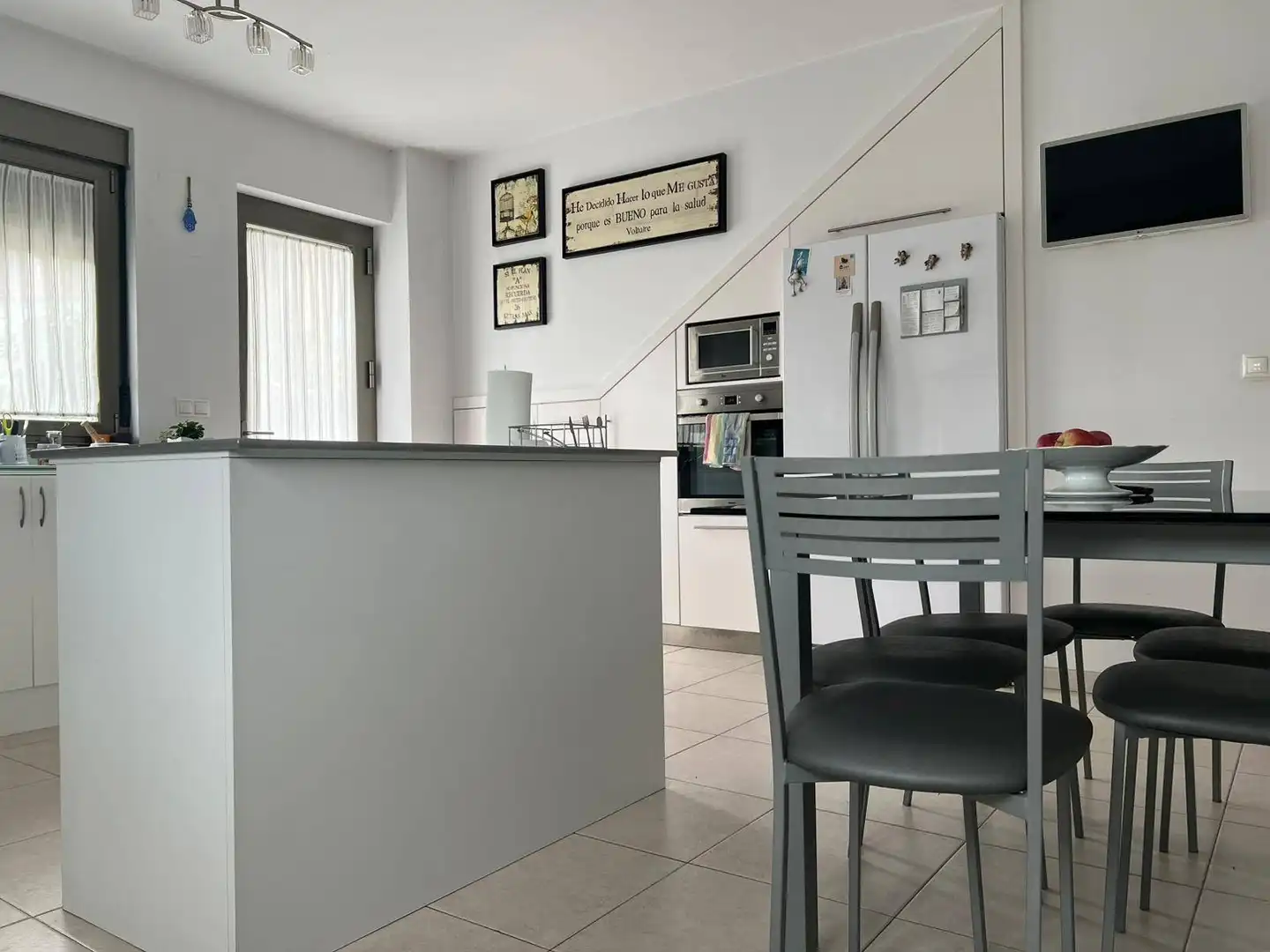 Kitchen of Houses for rent in Padrón  with Heating, Private garden and Storage room