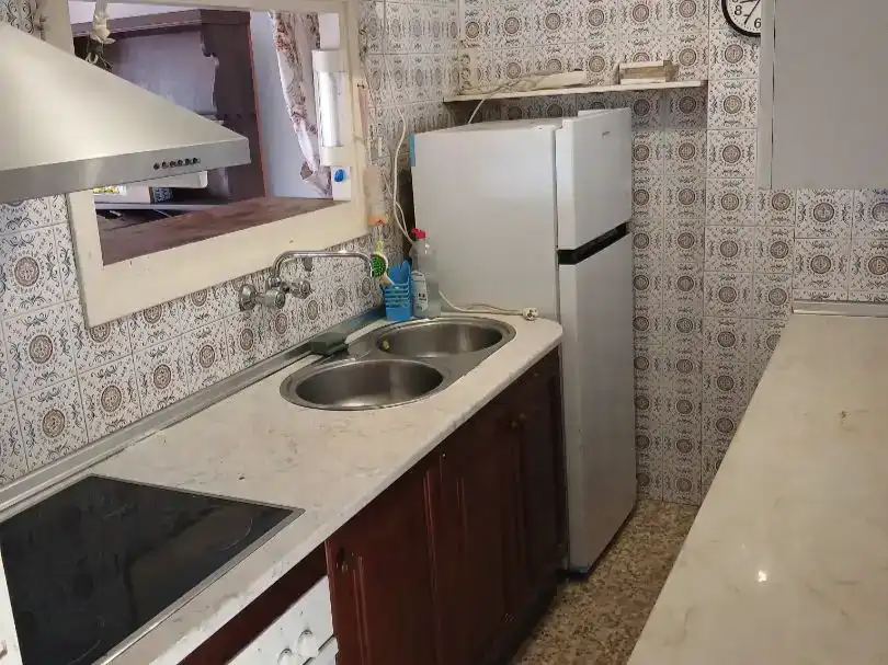 Cocina de Piso en venta en Torrox con Jardín privado, Terraza y Piscina