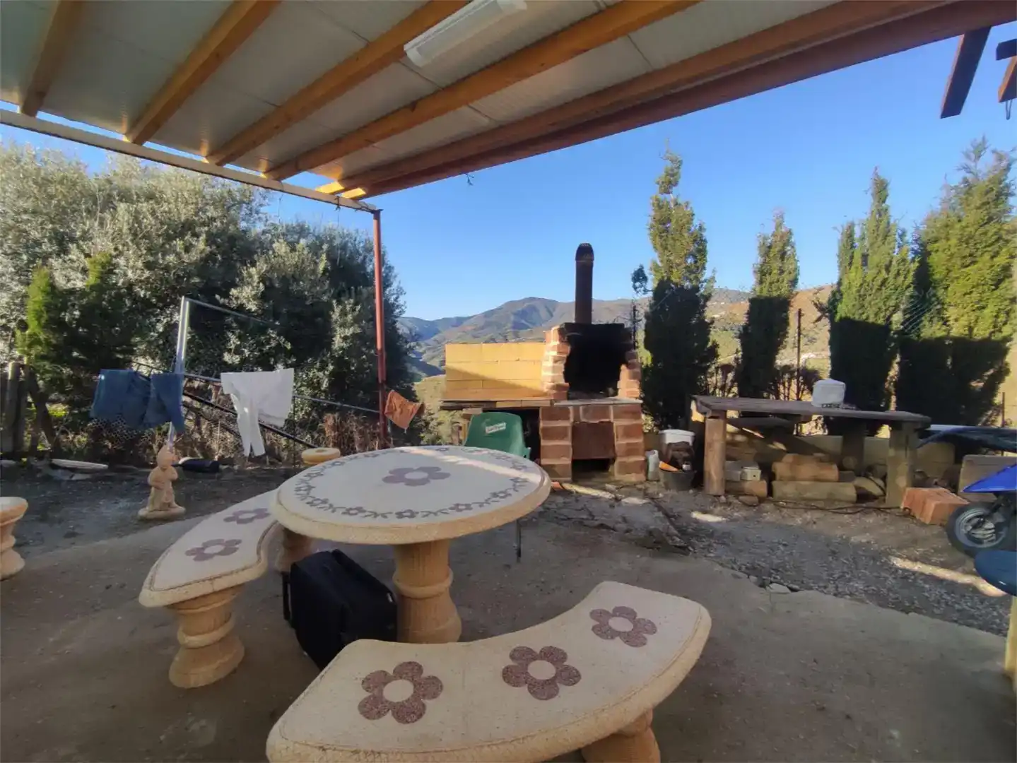 Terraza de Piso en venta en Almáchar con Aire acondicionado, Jardín privado y Piscina