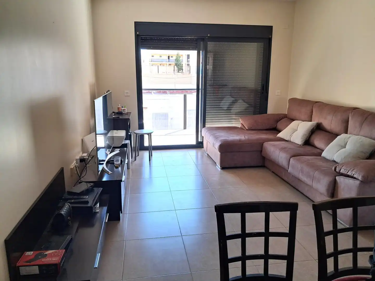 Sala de estar de Piso en venta en Roquetas de Mar con Aire acondicionado y Terraza