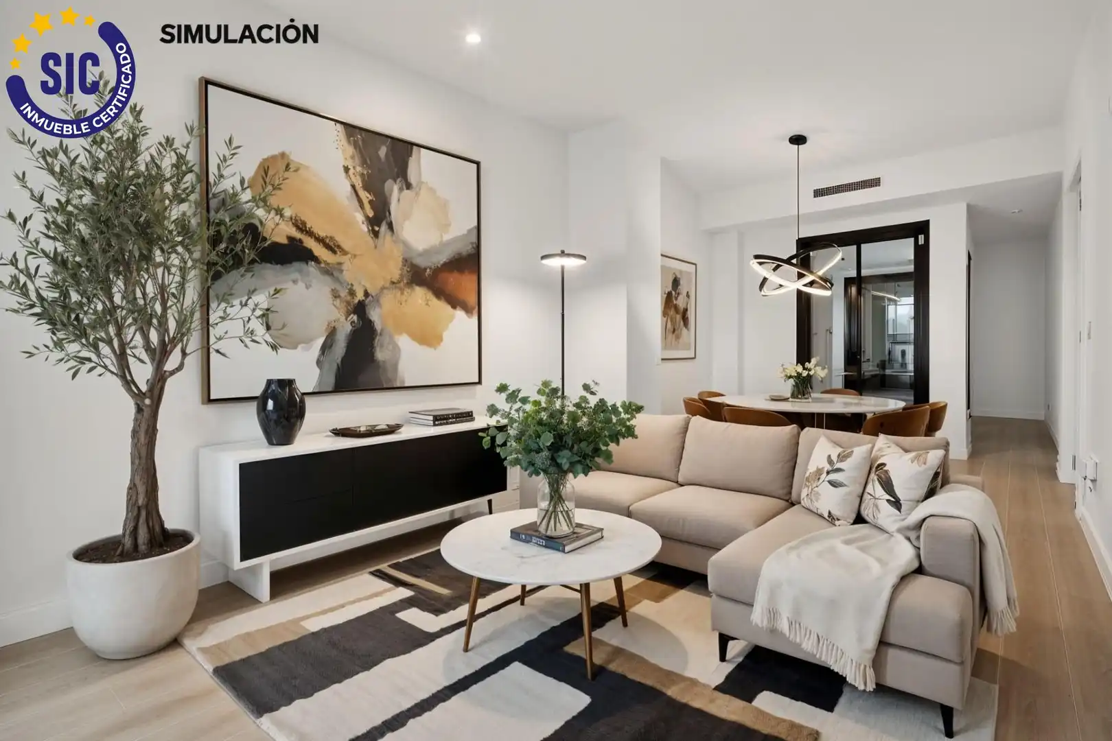 Living room of Flat for sale in Paterna  with Air Conditioner, Heating and Terrace
